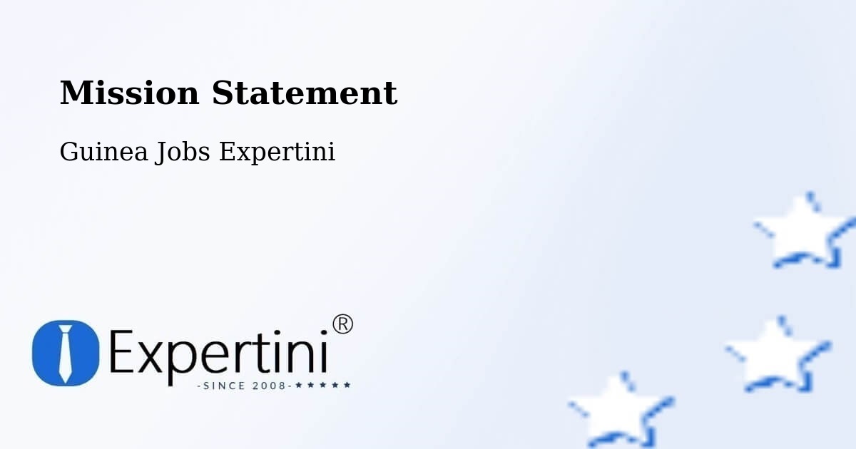Corporate Mission – Mali - Guinea Jobs Expertini